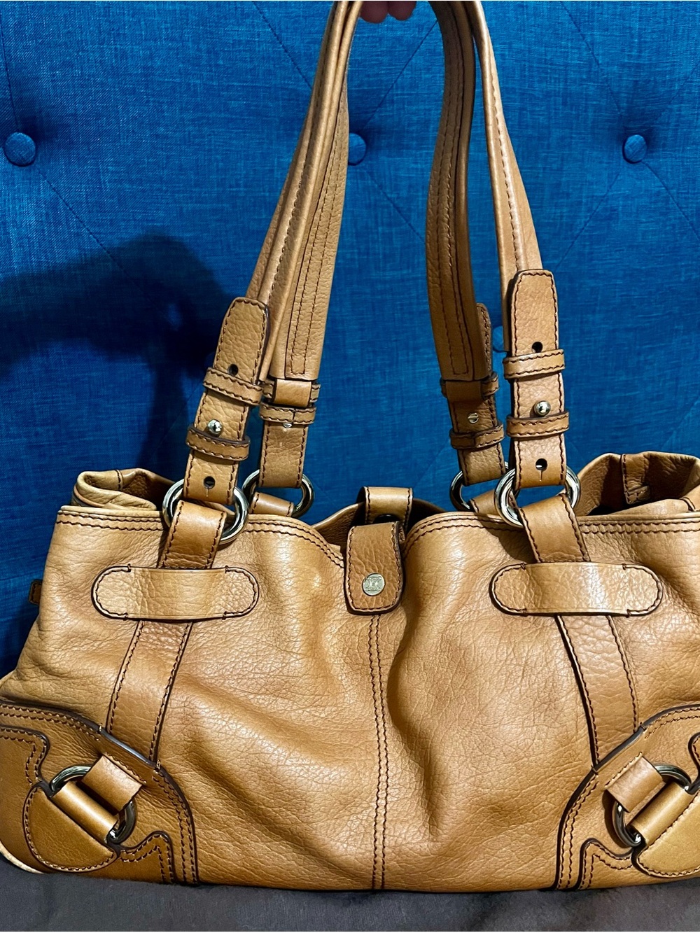 Celine Vintage Yellow Leather Shoulder Bag - Stylish Everyday Tote
